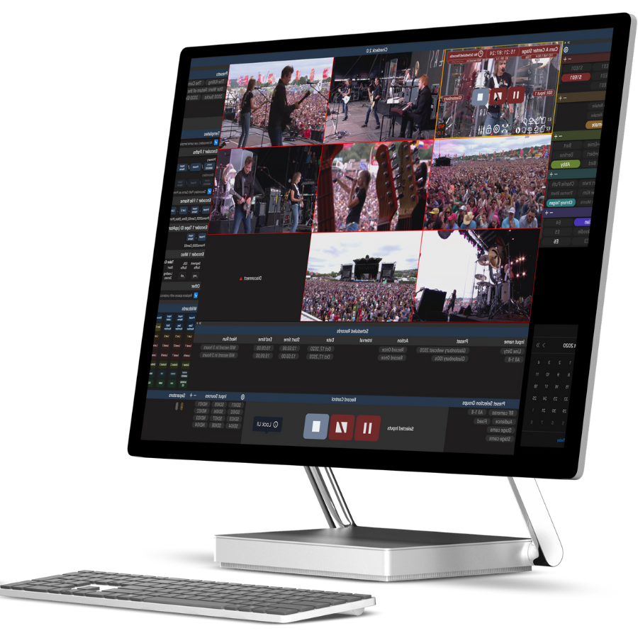 Cinedeck ZX85 4U - 12G-SDI, 8-input up to 30p, NDI and SRT Multi Cinedeck ZX85 4U - 12G-SDI, 8-input up to 30p, NDI and SRT Multi