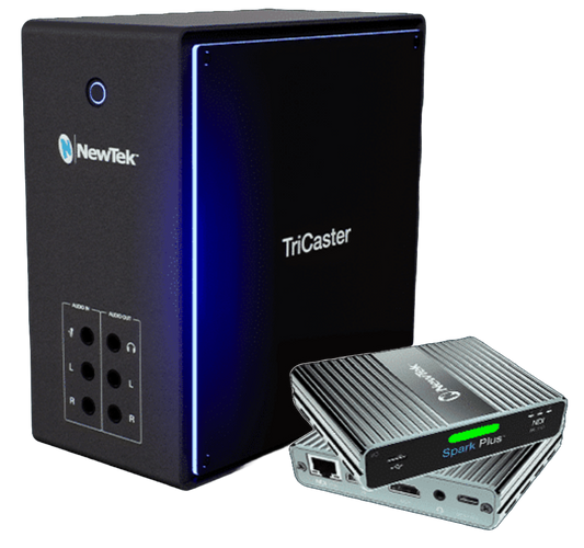Vizrt (Newtek) TCM4KUHD TriCaster TC Mini 4K - Includes 2 Viz Connect Solo HDMI Converters