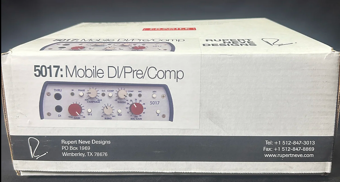 Rupert Neve Designs Portico 5017 Desktop Mobile Mic Pre - DI - Compressor