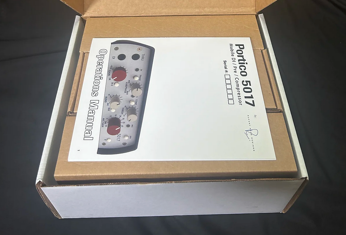 Rupert Neve Designs Portico 5017 Desktop Mobile Mic Pre - DI - Compressor