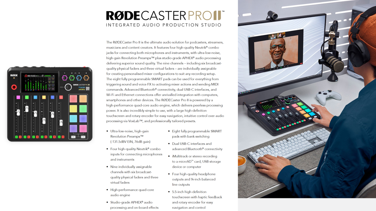 RODE Podcasting Bundle - 4 Person