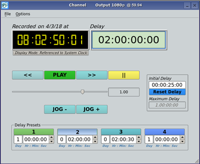 360 Systems TSS-1080P Variable Time Delay