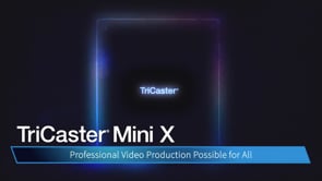 NewTek TriCaster Mini X HDMI Bundle - includes TriCaster Mini X HDMI, TriCaster Mini CS, and NewTek custom travel case