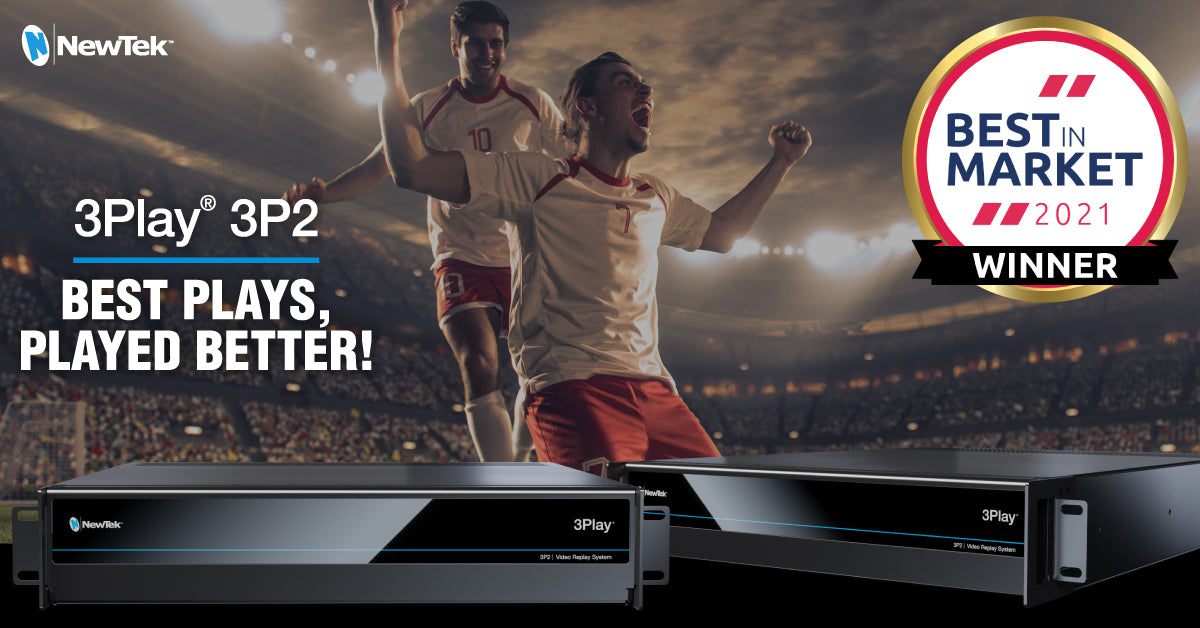 Vizrt (Newtek) 3Play 3P2 2RU - Includes 3Play 3P1 Control Panel