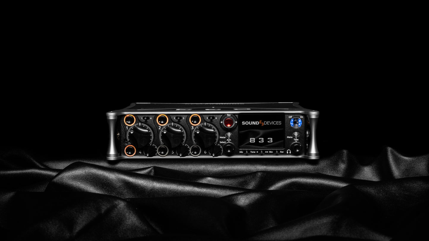 Sound Devices 833 Portable Compact Mixer-Recorder