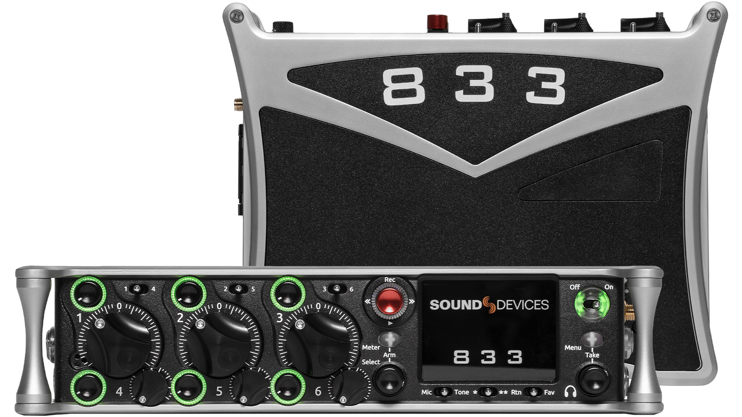 Sound Devices 833 Portable Compact Mixer-Recorder