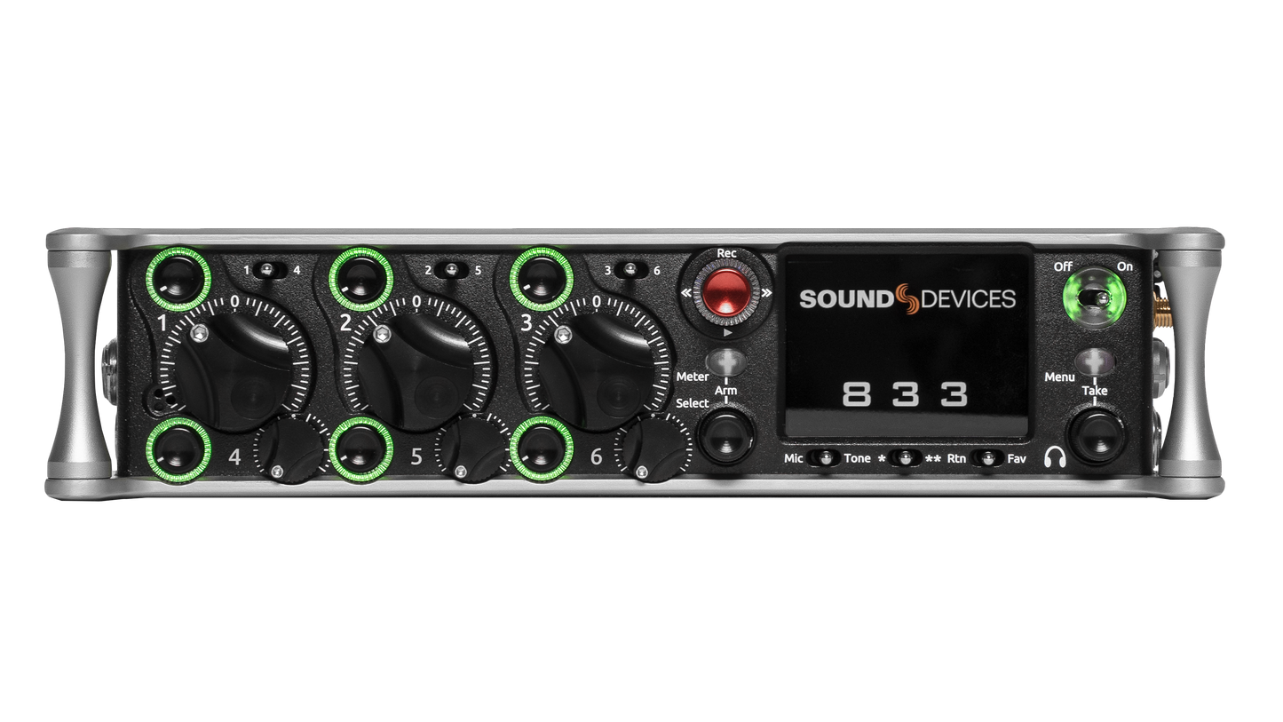 Sound Devices 833 Portable Compact Mixer-Recorder