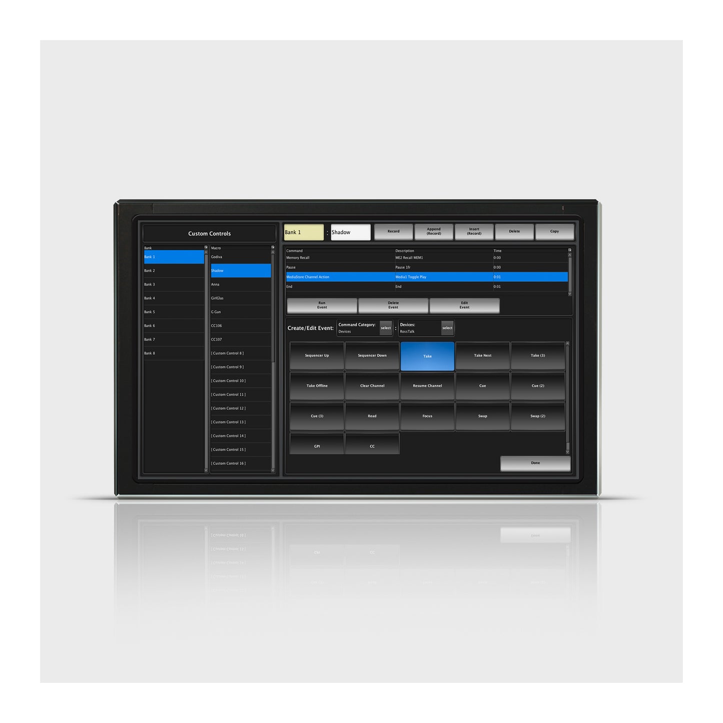Ross Video Carbonite Black Plus 12G 2 M/E Live Production Switcher
