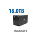 16.0TB OWC ThunderBay 4 mini RAID 5 Four-Drive SSD External Thunderbolt 2 Storage Solution. Powered by SoftRAID. RAID-5 Pre-configured. Thunderbolt cable included.