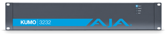 AJA KUMO-3232-12G KUMO 32x32 Compact 12G-SDI Router, with 1 Power Supply