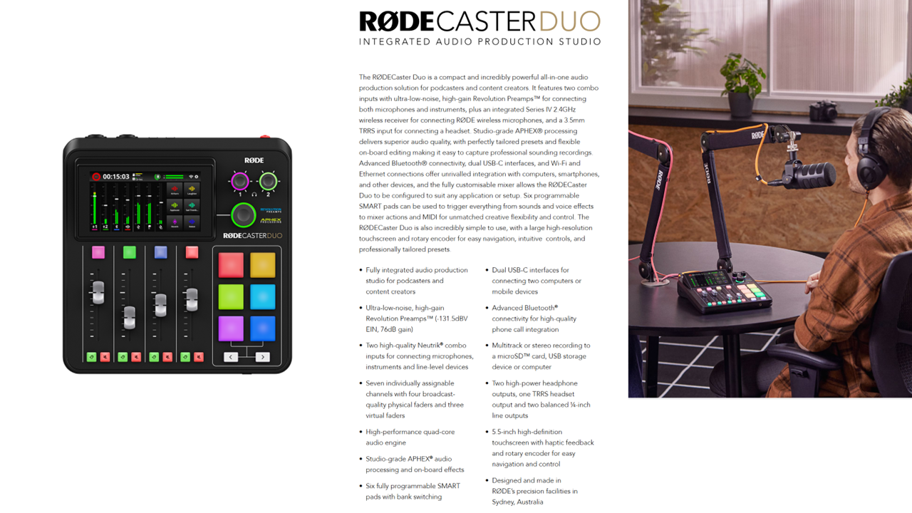 RODE Podcasting Bundle - 2 Person