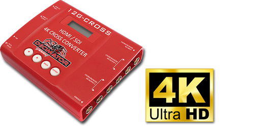 Decimator 12G-CROSS 4K HDMI/SDI Cross Converter with Scaling and Frame Rate Conversion