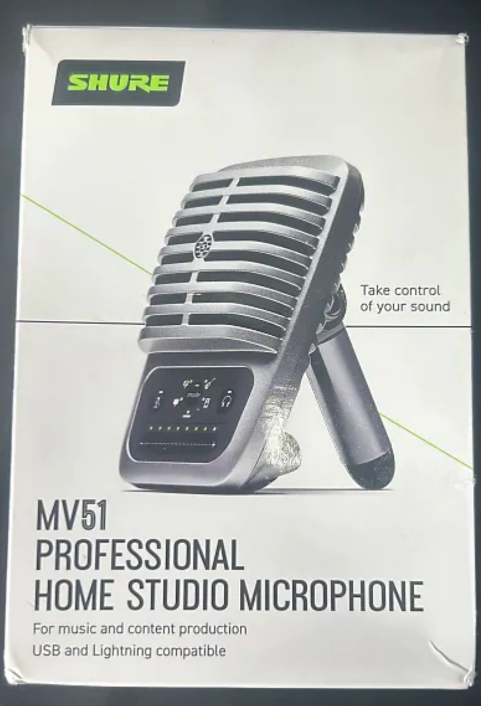 Shure MOTIV MV51 iOS - USB Large Diaphragm Condenser Microphone