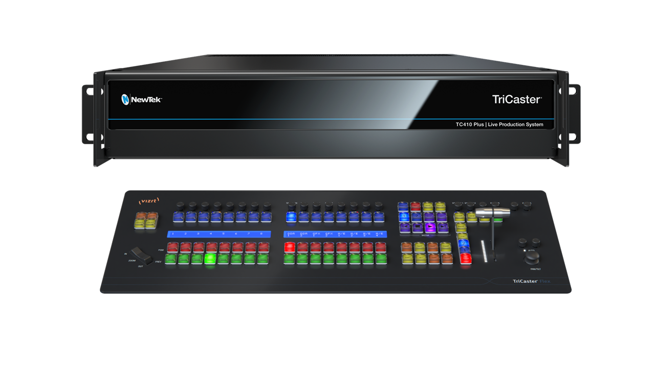 Vizrt (Newtek) TriCaster TC410 Plus with Flex Control Panel