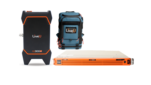 LiveU Remote Video Delivery Bundle One - LU300S Encoder, LU4000 Decoder, and Backpack