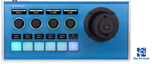 Skaarhoj PTZ Fly with Blue Pill Inside - A Compact Controller