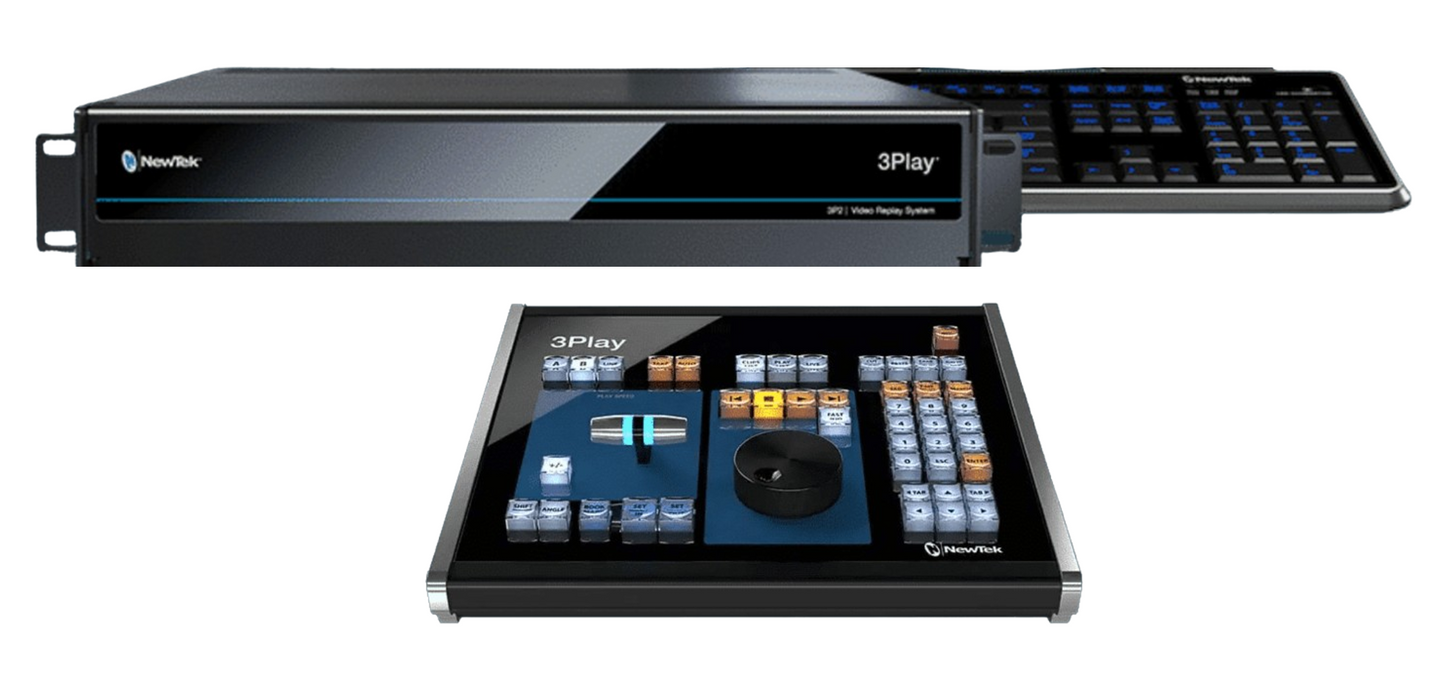 Vizrt (Newtek) 3Play 3P2 2RU - Includes 3Play 3P1 Control Panel