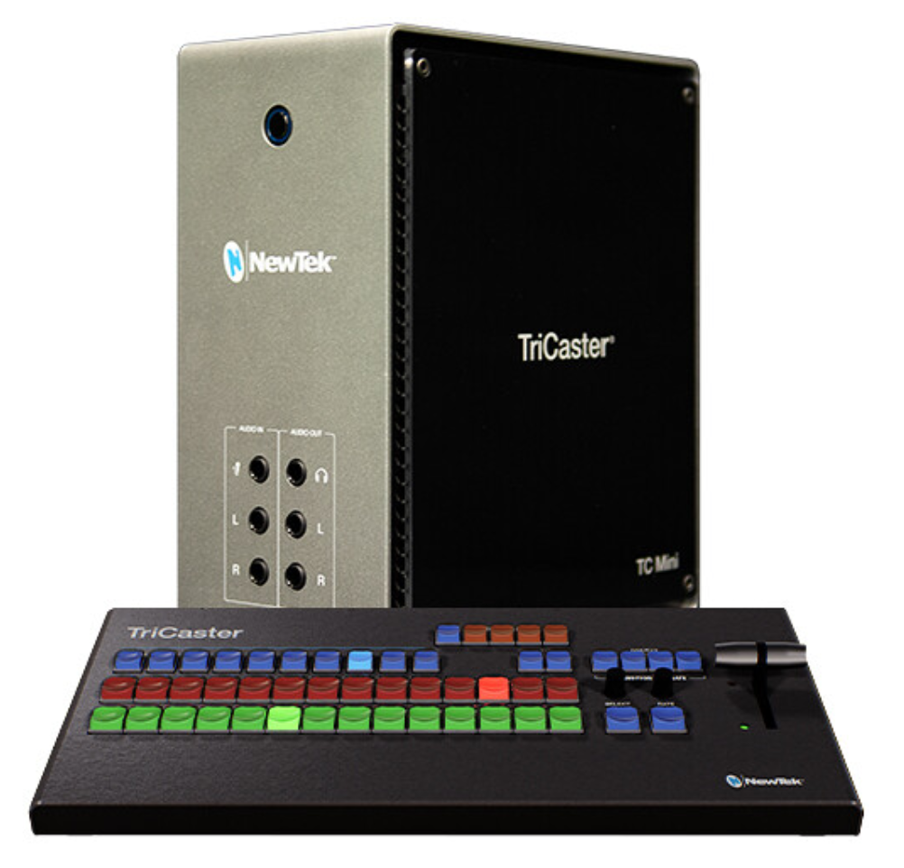 Vizrt (Newtek) TriCaster Mini X HDMI Bundle - Includes TriCaster Mini 4K Control Panel, and Mini Custom Travel Case