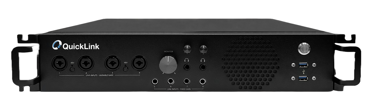 Quicklink StudioRemote Multi Camera Studio-in-a-box 2U 4xHD-SDI, 4xXLR Audio Input, DMX512