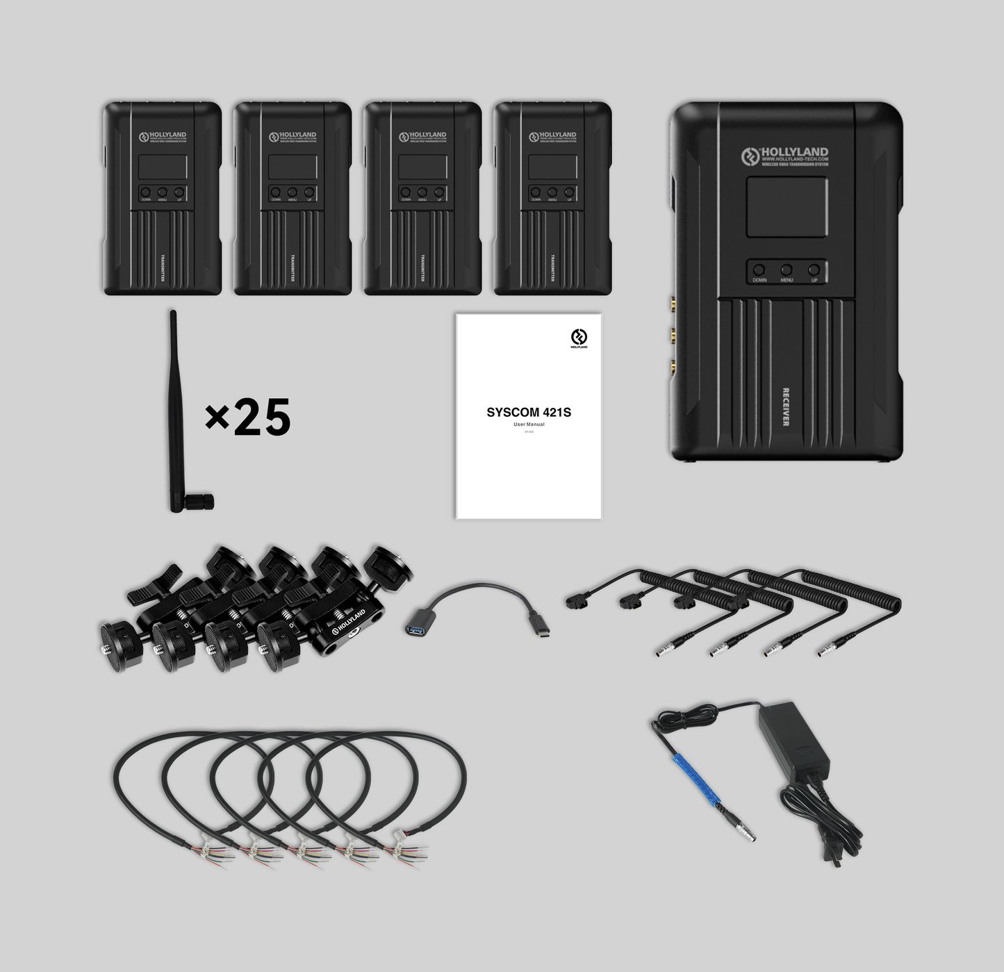 Hollyland Syscom 421S Wireless Audio and Video Transmission System