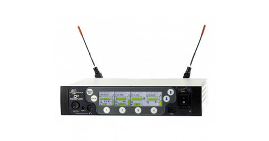 Lectrosonics digital 4 channel receiver w/dante, 1/2 rack